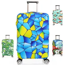 Dicke S/M/L/XL Elastische Koffer Abdeckung Mode Gepäck Schutzhülle Trolley Taschen Abdeckung für 18 «~ 32» Staub, Reise Zubehör