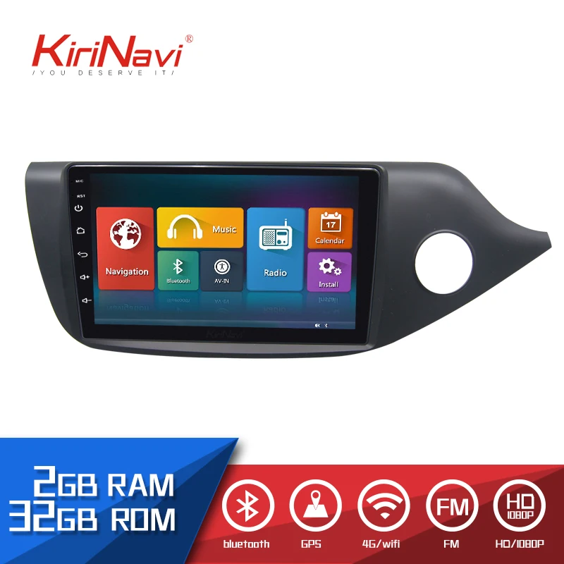 

KiriNavi 2 Din Car Radio For KIA CEED 2012-2018 Android 9" Touch screen DVD Auto Audio GPS Multimedia Navigation System