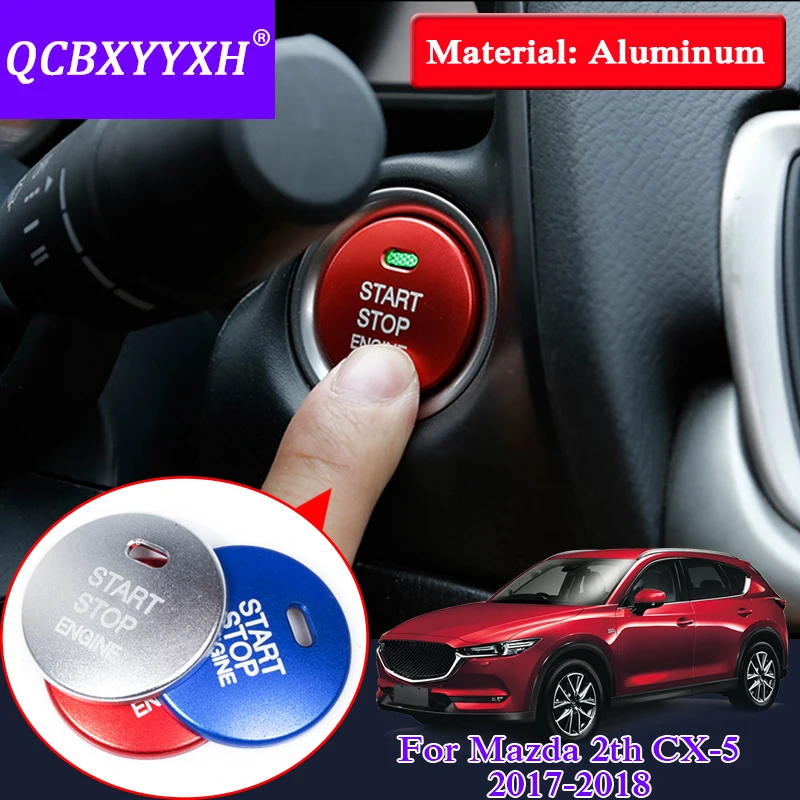 QCBXYYXH для Mazda CX-3 CX-5 CX-8 CX-9 Atenza Axela Стайлинг автомобиля 5 цветов алюминиевая крышка