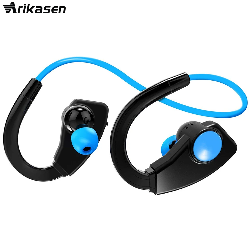 

Sport Bluetooth earphone with 8GB MP3 Player FM Radio Wireless Headset Waterproof bluetooth headphone music player wlakman mic