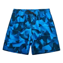 Повседневные Вечерние Для Мужчин's Плавание шнурок плюс Размеры синий Мужские Шорты для купания быстросохнущая пляжные плавательные шорты Летние виды спорта на открытом воздухе Для Мужчин's Плавание одежда