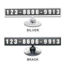 Карта автомобильной временной парковки ABS телефонный номер карта с уведомлениями ночной Светильник автомобильный Стайлинг телефонный номер держатель для карт