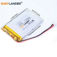 

503759 3.7V 1100mAh Rechargeable Li-Polymer Li-ion Battery For mp3 mp4 mp5 toys DVR GPS navigation Sports bracelet 503760 503860