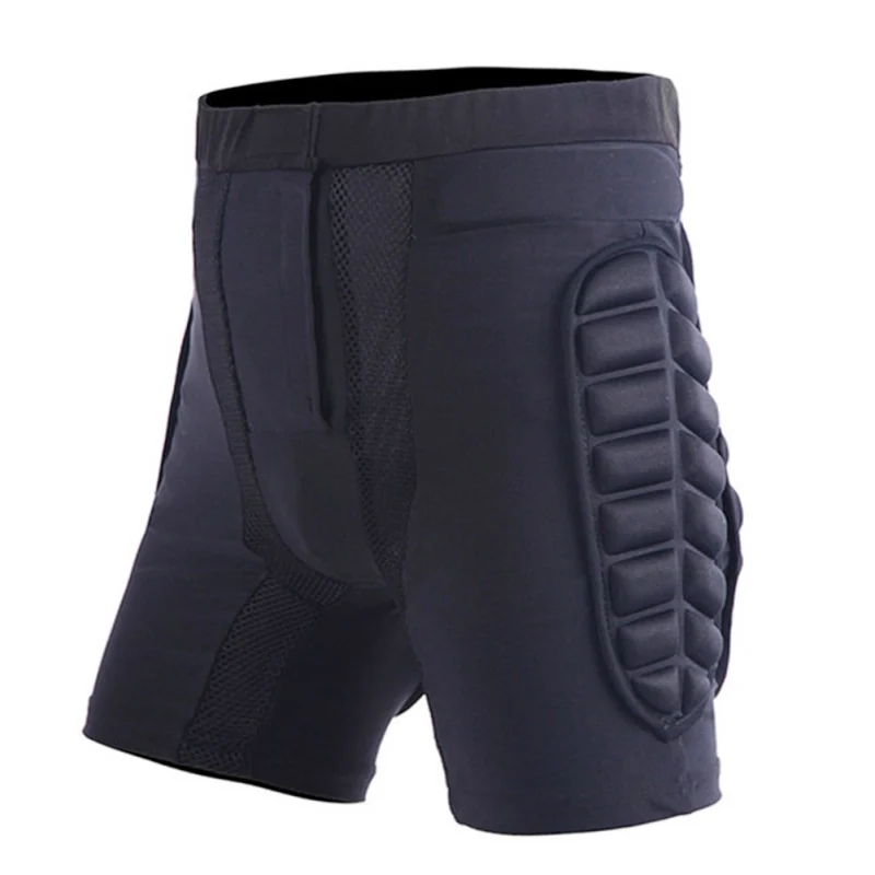 في الهواء الطلق التزلج التزلج الرياضية واقية السراويل للالجليد برا سباق درع منصات الوركين الساقين بنطلون رياضي للرجال