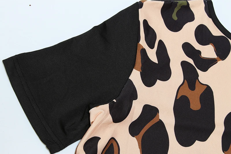 Kostlich Women Dress O-Neck Leopard Beauty Face Print Dress Sexy Women Maxi Long Dresses Plus Size Loose Casual Womens Clothing (16)