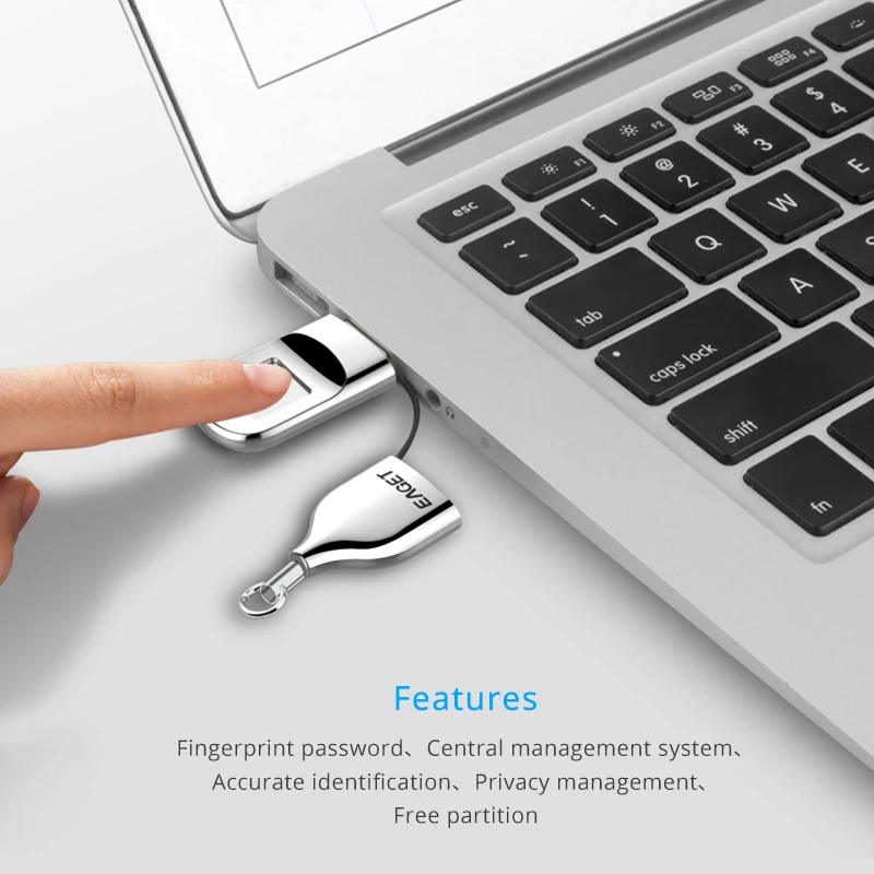 USB флеш накопитель Eaget 32 ГБ флешка с защитой от отпечатков пальцев 64 ГБ|mini usb stick|usb