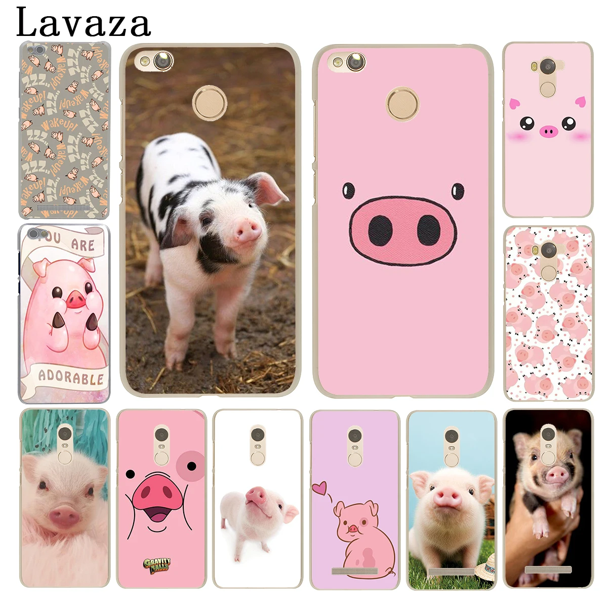 

Lavaza funny cute lovely pig Hard Phone Case for Xiaomi Redmi k20 7A 6A 4A Note 7 5 6 Pro 4 4X Plus Cover