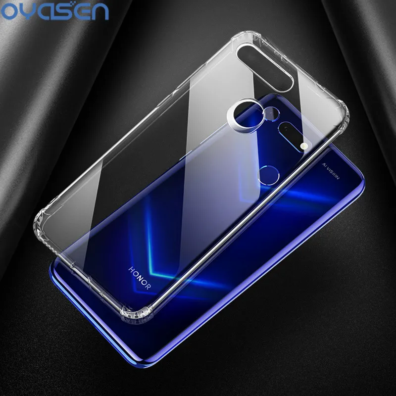 

Phone Cases For Huawei Honor View 20 6.4'' Ultra-thin Soft Transparent Airbag Design Phone Protective Shell For Honor 20 View20