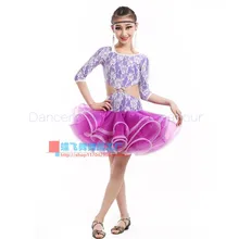 Новые костюмы для латинских танцев для взрослых девочек кружевное платье с длинными рукавами для латинских танцев для женщин/детей платья для латинских танцев S-4XL LD156