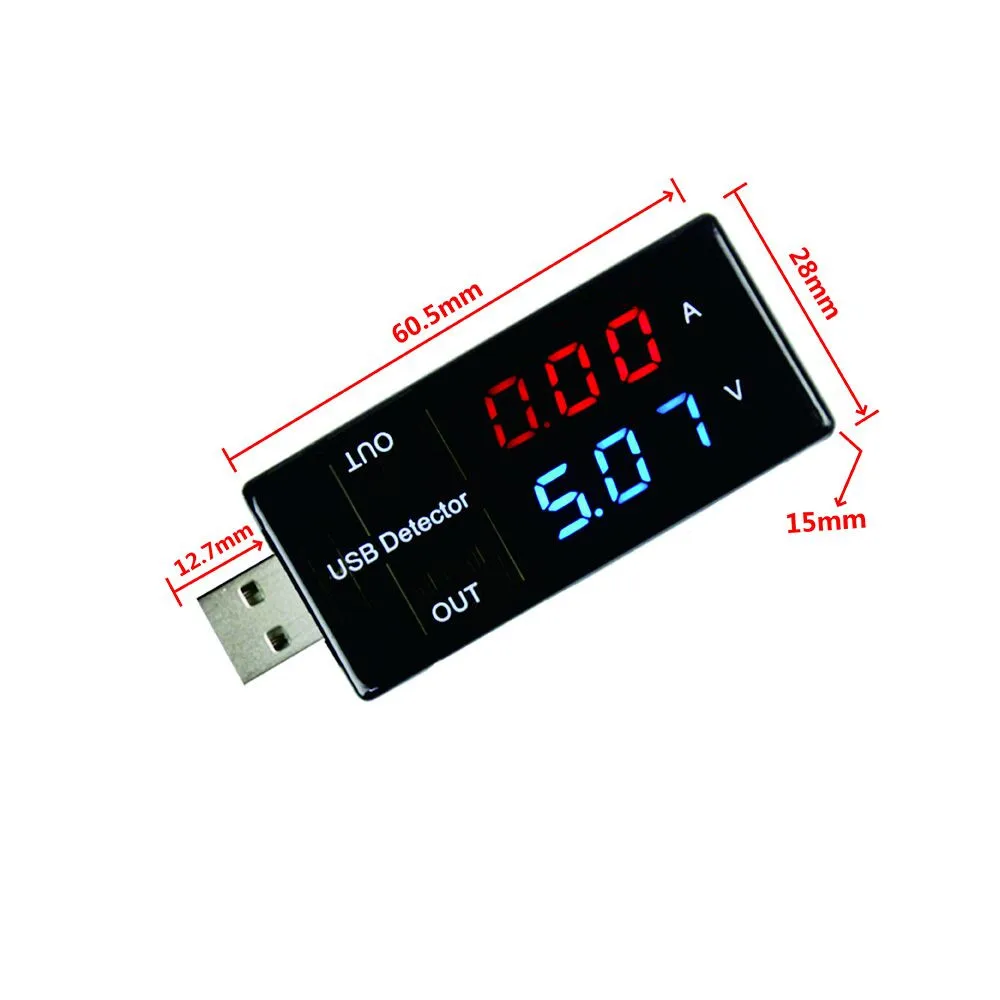 USB current and voltage detector tester USB meter voltage meter tester