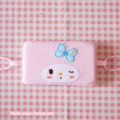 Милый My melody Cinnamoroll, собака, кошка, хлопковый шар для ванной, подвесной, настенный, для мытья тела, для душа, куклы, аксессуары 17 см - Цвет: melody