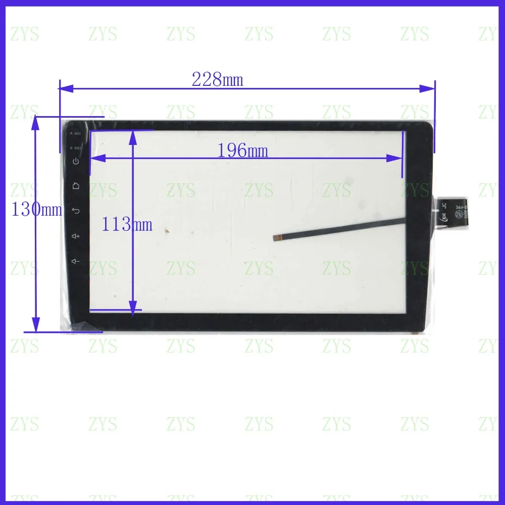 ZhiYuSun 80-150-FPC Новый 9 дюймов 228*129 мм емкостный экран стекло сенсор Бесплатная доставка Совместимость для gps CARDVD