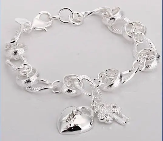 

Wholesale fashion jewelry Bracelets , 925 Silver Bracelets & bangles . Nice Jewelry. Good Quality B150