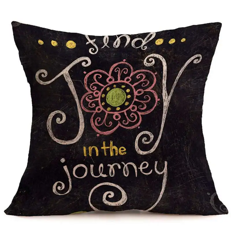  Happy christmas Soft Linen Pillow Case Cushion Cover Home Decor  pillow cover 45x45cm bed sofa decorative velvet #3o12#f (2)