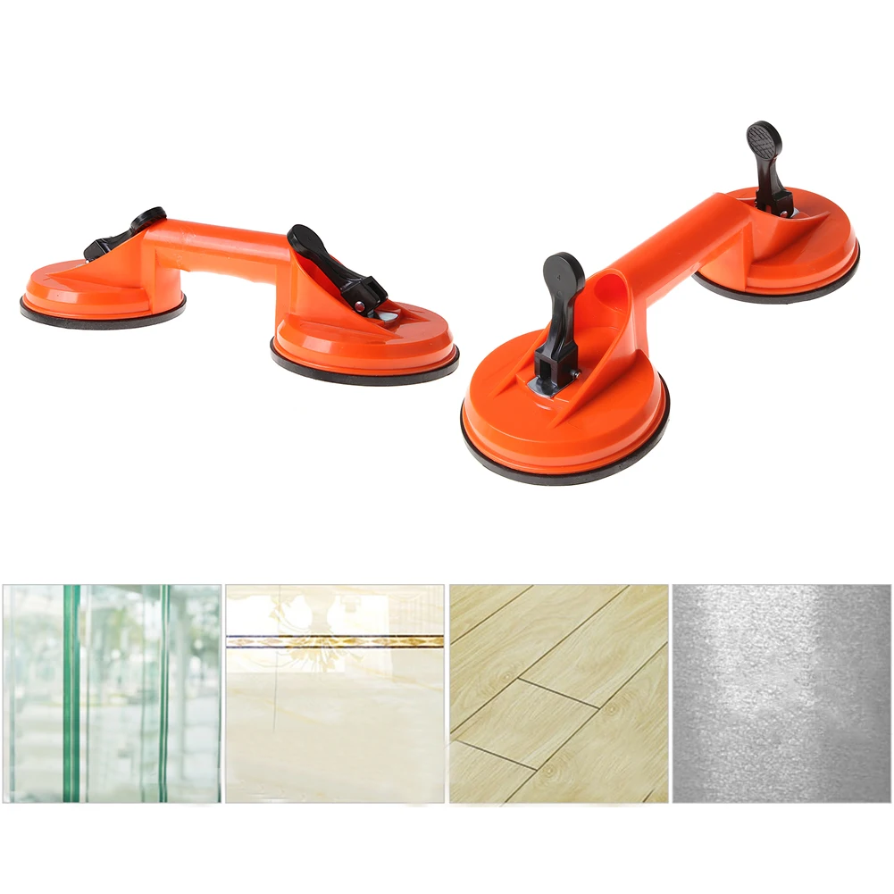 Car Truck Dent Remover Sucker Double Cups Glass Tile Suction Plate Strong Bearing Puller Opening Pry Suction Cup