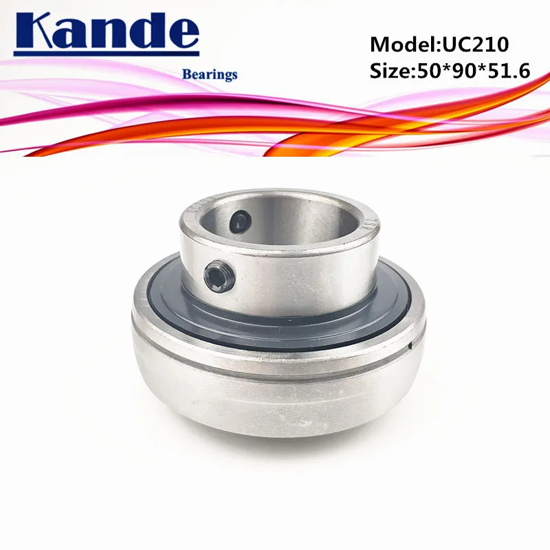 1 шт. UC 210 ID: 50 мм UC210 30 5/8 дюйма в опорный подшипник Kande|Валы| |
