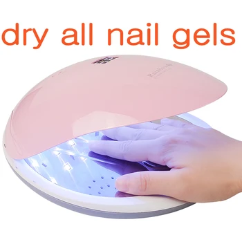 

48W Rainbow5 Nail Dryer for Gel Varnish with 30/60/90 s LEDs Fast Dry Nail Drying Machine Ice Lamp for Gel Nail