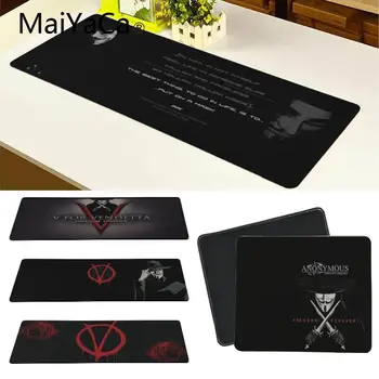 

MaiYaCa V For Vendetta Keyboards Mat Rubber Gaming mousepad Desk Mat Mouse Keyboards Mat Mousepad for boyfriend Gift