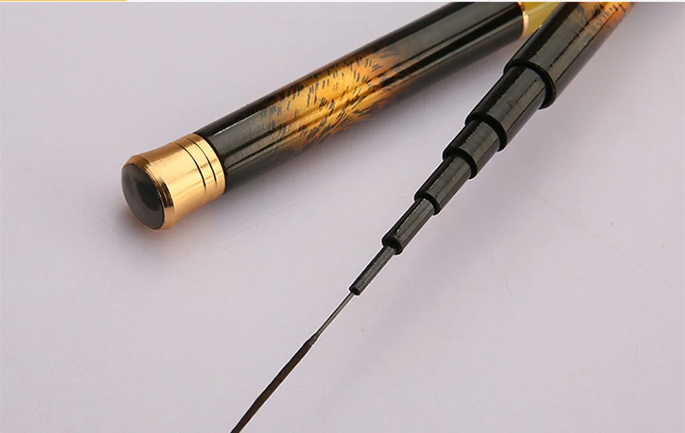 Varas de Pesca de Carbono Carpa de Água Viagem Telescópica Mão Rod Córrego Pólo Doce Super Difícil 5 Viagens varas de pesca carbono telescópica córrego