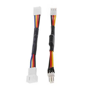 

11.3cm / 11.5cm 27 ohm PC Case Fan RPM Speed Reduction Silent Connector Resistor Cable Quiet Mode JAN07 Dropship