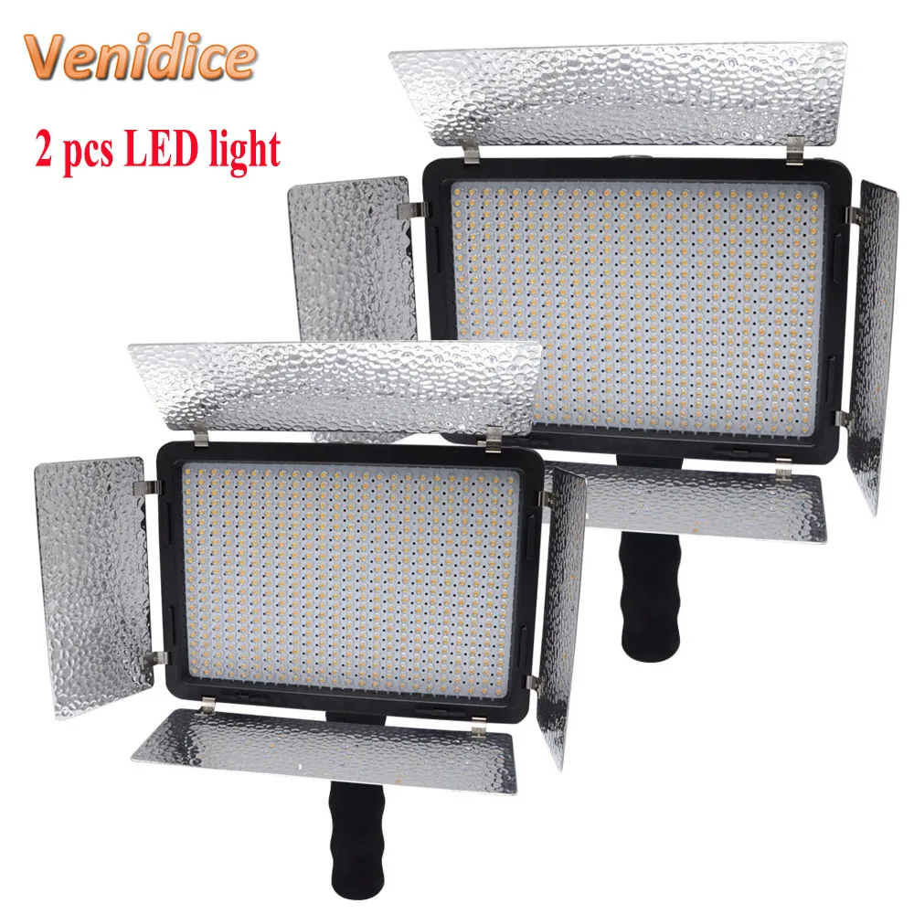 US $304.00 Mcoplus 2pcs 720A LED Video Light 720PCS Studio Photography Lamp 3200K5500K 4700LM For Canon Nikon Sony Fujifilm DSLR Cameras