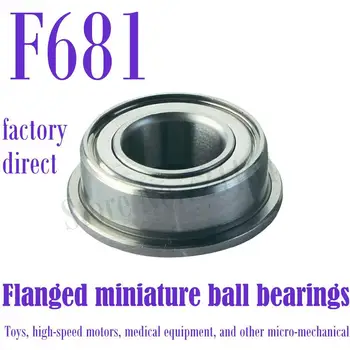 

1PCS Free Shipping F681 Flanged bearing LF310 FL681 F681 1*3*1 mm Miniature Ball Bearings Toy car,Rc hobby,model,Motor