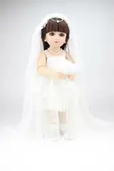 18 ''BJD Невеста Кукла-реборн новорожденный Реалистичная кукла-младенец виниловый Рождественский подарок игрушки куклы для девочек, игрушки