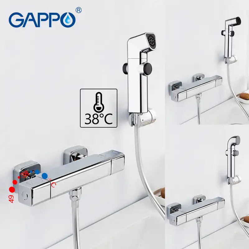Gappo Bidet Faucet Muslim Shower Bidet Toilet Bathroom Toilet High