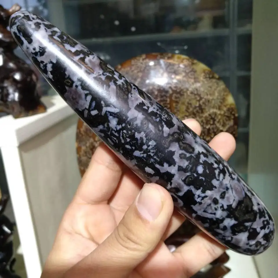 18CM Natural gabbroCrystal Massage Yoni Wand for woman health OR Gift | Дом и сад