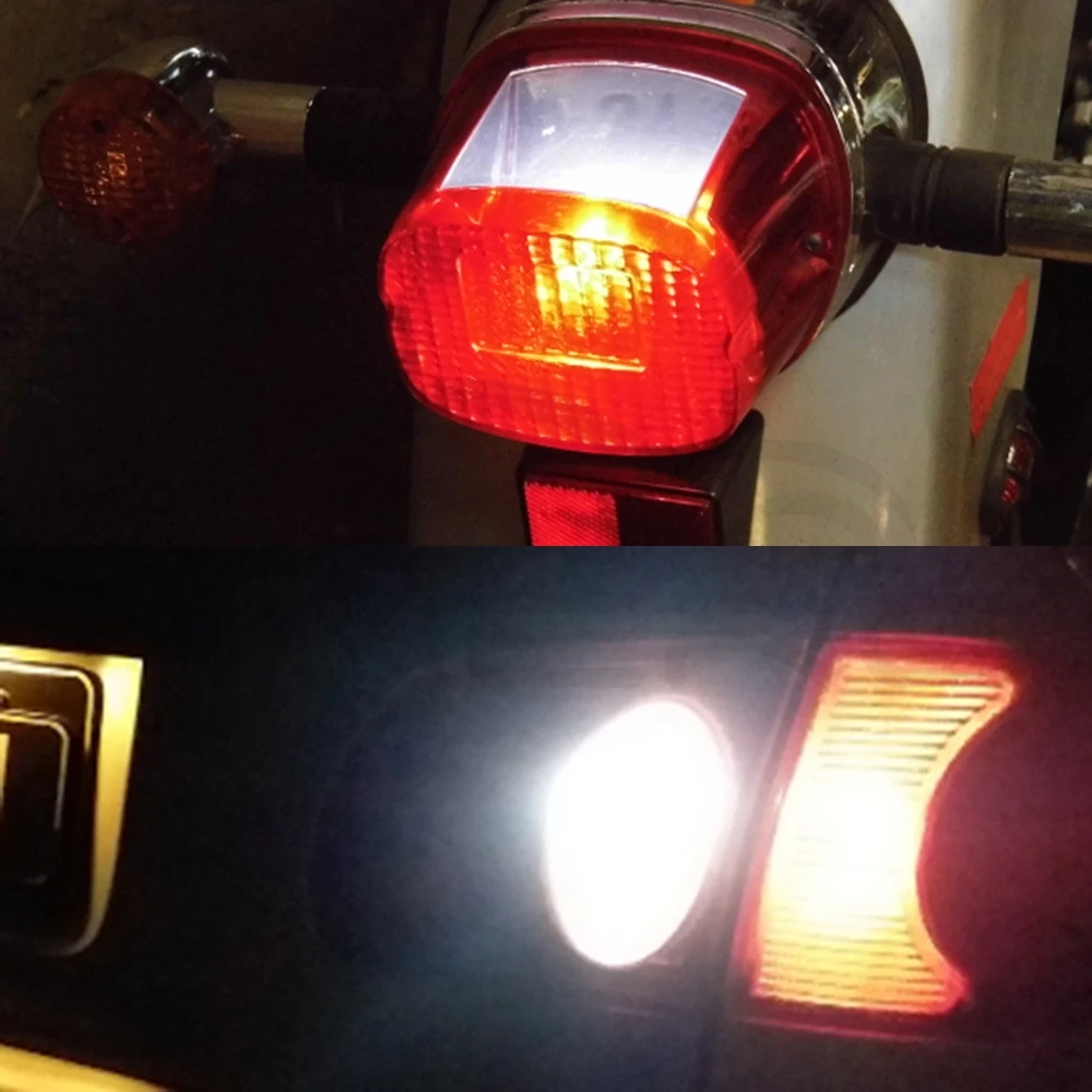 2X 1157 BAY15D 1156 BA15S P21 5 Вт белый красный 13smd стоп сигнал стояночный задний номерной