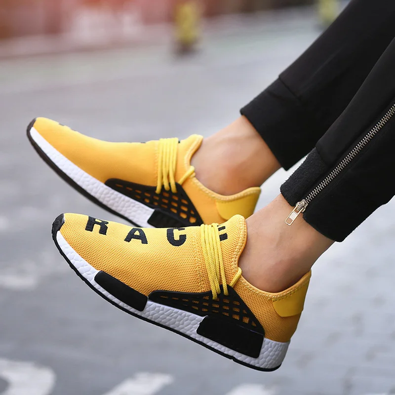 

2018 Shoes human race Shoe Women Fashion Pink Platform Sneaker Lady Autumn footwear Black Breathable chaussure Ultra Boosts