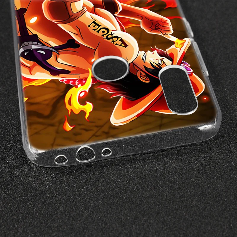 Аниме One Piece Ace Мягкий силиконовый чехол для Xiaomi Redmi K20 7 7A 5 5Plus 6 6A S2 Note 8 Pro Модный
