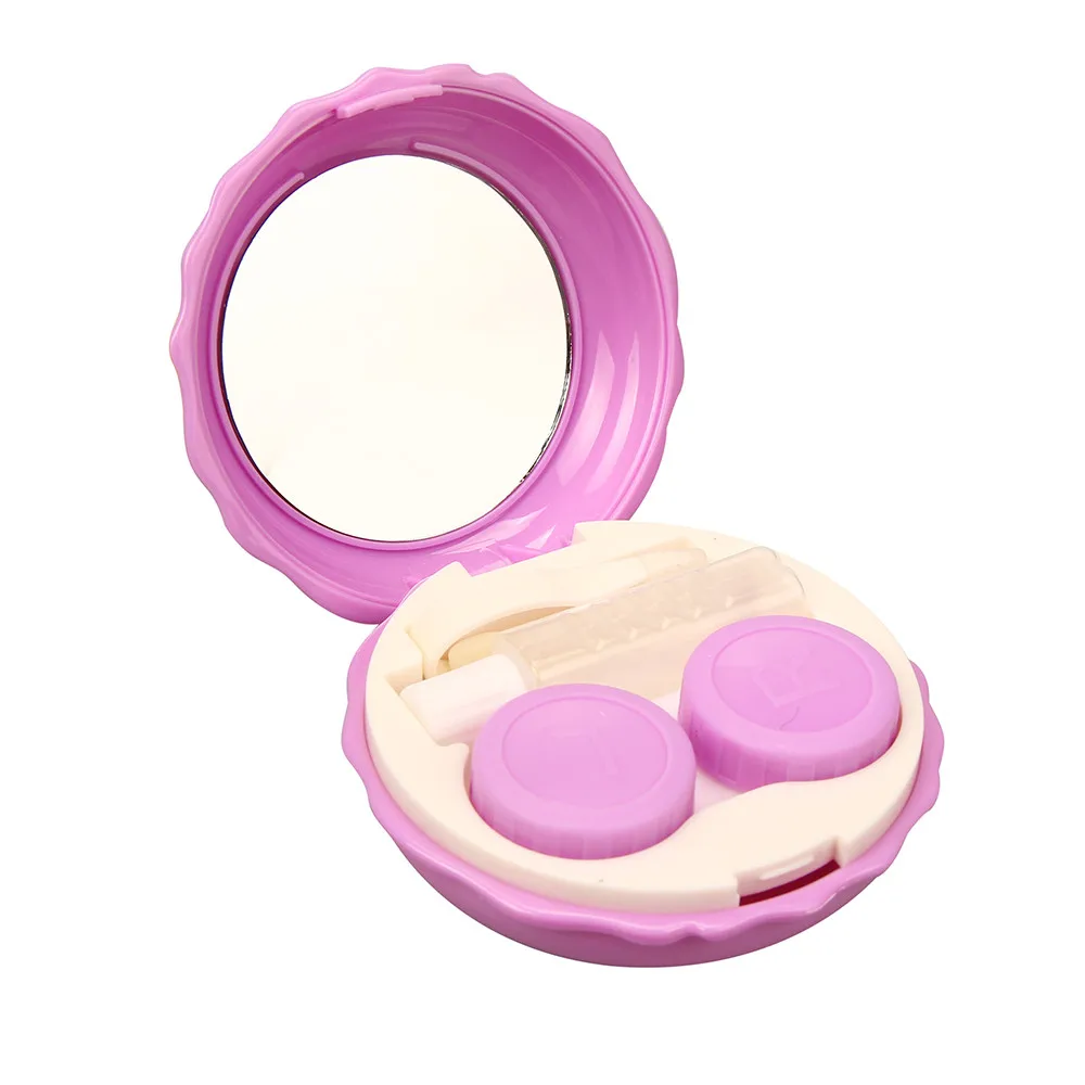 

Macaroon Design Lens Travel Kit Case Pocket Size Storage Holder Macaron Soaking Container for Contact Lenses storage Party Box