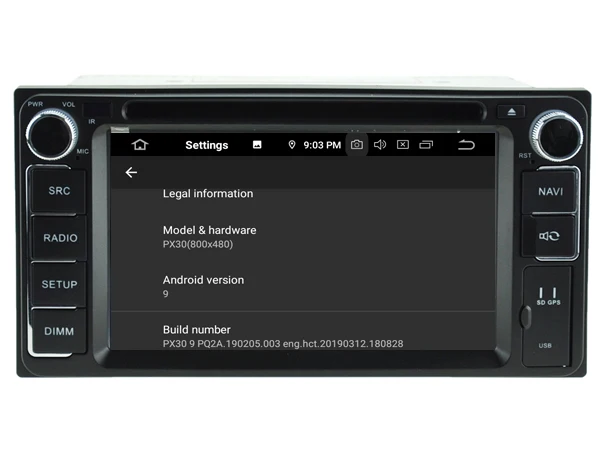 Discount Navirider autoradio gps navigation android 9.0 car radio Player for TOYOTA corolla prado yaris lc100 lc120 versio hilux 4runner 5