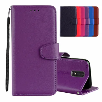 

20pcs/lot Litchi 3 card+photo frame Oneplus 3 5 6 shell wallet leather cover case for One plus 3 5 6 best cover case