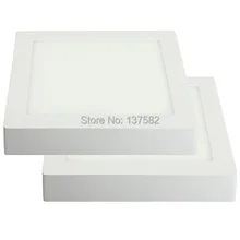 Поверхностного монтажа площади светодиодные панели, потолочный светильник 2835 SMD 25 Вт светодиодные лампы AC85-265V по DHL 10 шт