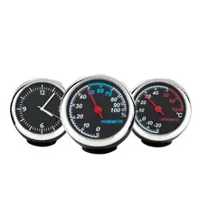 Vehicle mounted thermometer Moisture meter Automobile electronic meter Luminous watch Vehicle clock Creative ornaments