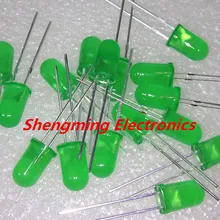 100 шт 5 мм зеленый супер яркий рассеянное светодиодное освещение лампы