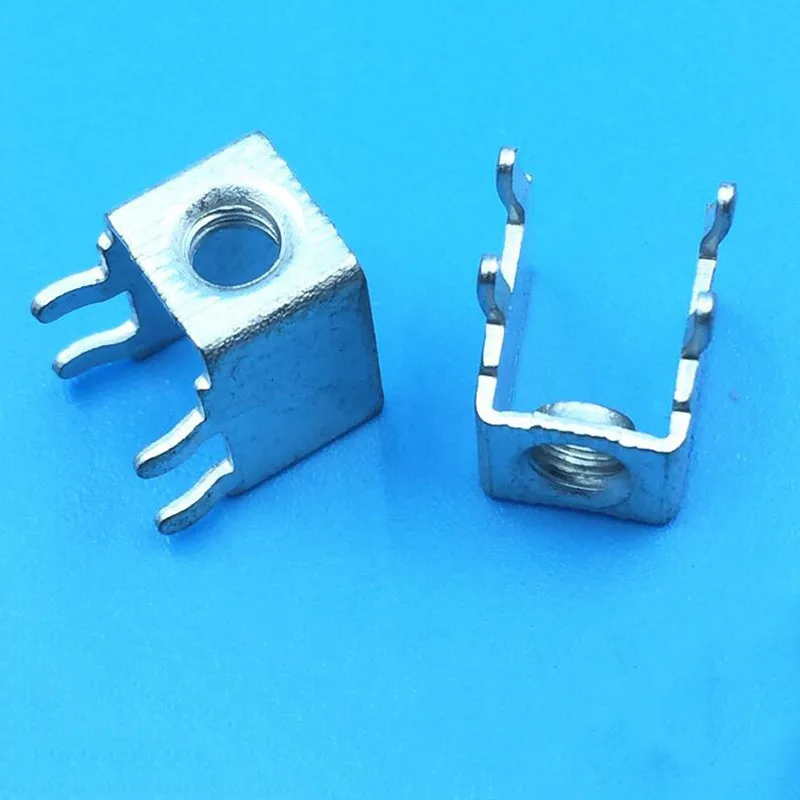 

PCB-2 Solder Terminals M3 PCB Holder bent terminal posts 100PCS
