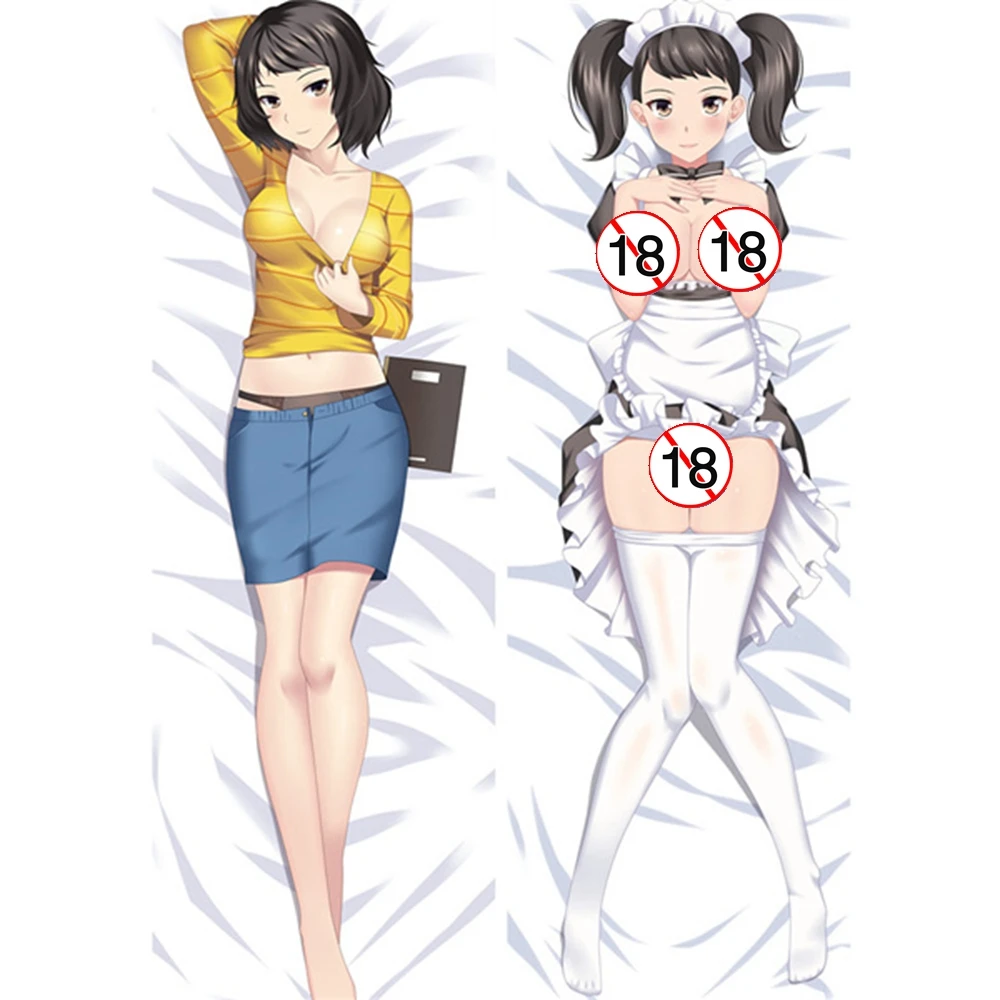 Аниме JK Persona 5 P5 горничной Кофе дом Dakimakura тела подушку Чехол манга игра в мультипликационном стиле для девочек Hug Подушка Чехол