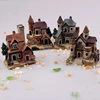 JX-LCLYL Resin Mini Fairy Garden Miniature Thatched House Landscape Micro Decorate Ornament ► Photo 2/6