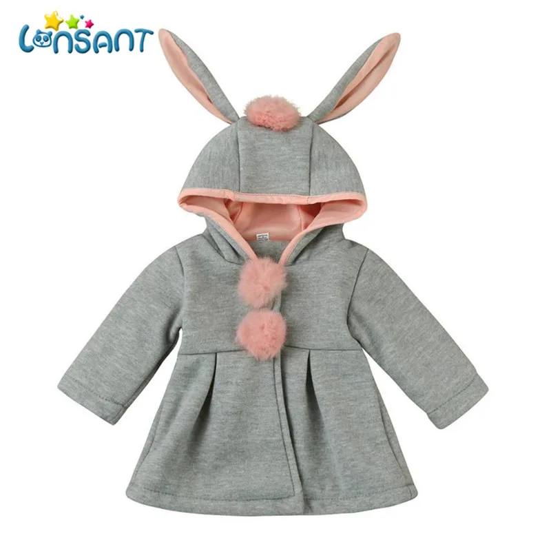 

LONSANT Coat Winter Jackets Girls Fashion Thick Hooded Jacket Baby Unisex Clothes Warm Clothes Fantasias Infantil Dropshipping