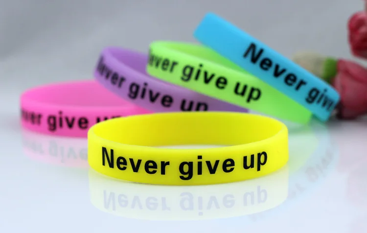 NEVER GIVE UP