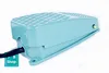 1 Uds TFS-2 YBLT-FS/2 AC250V 10A verde SPDT NO NC interruptor de Pedal metálico de alimentación momentánea antideslizante ► Foto 2/3