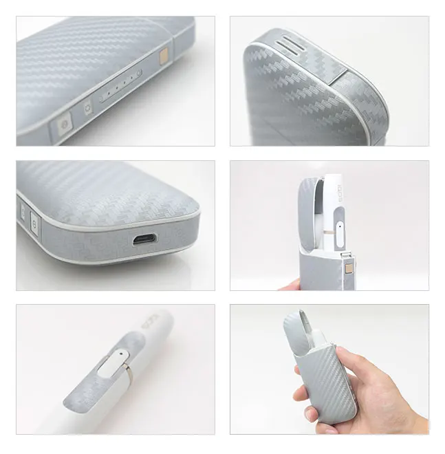 2pcs/lot Charming ecig carbon fiber printing stick cover for use with iqos 2.4 plus replacement Electronics Cigarette Charger 2pcs/lot Charming ecig carbon fiber printing stick cover for use with iqos 2.4 plus replacement Electronics Cigarette Charger