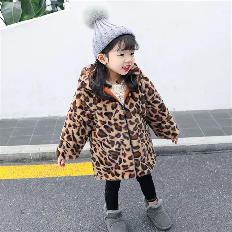 leopard print coat for baby girl