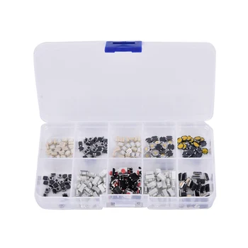 

250PCS/LOT 10 Types Tactile Push Button Switch Car Keys Remote Key Button Microswitch