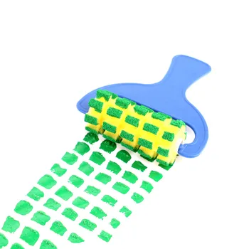 

Children DIY Doodle Tools Graffiti Painting Sponge Brush Small Roller Watercolor Brush Handle Painted Pattern Children tools