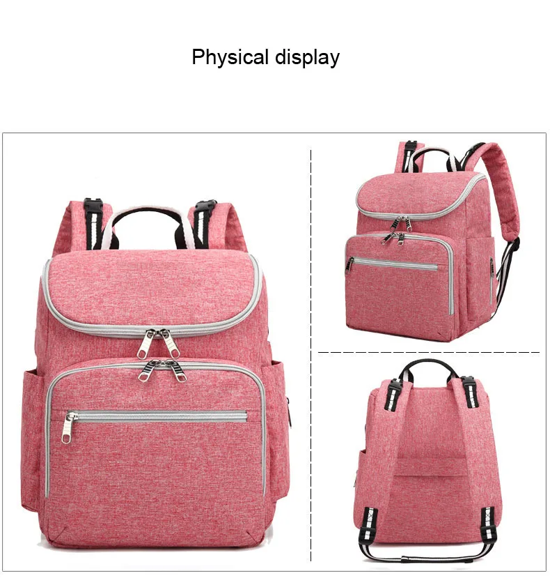Многофункциональная сумка для мамы, подгузник для беременных, модная Лоскутная Большая вместительная детская сумка, рюкзак для