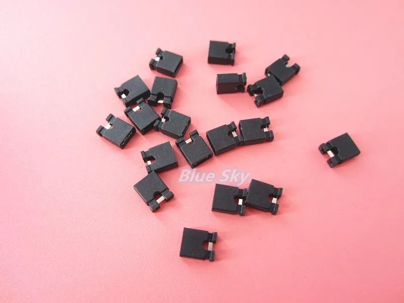 

1000pcs 2.54mm Standard Circuit Board Jumper Cap (black)